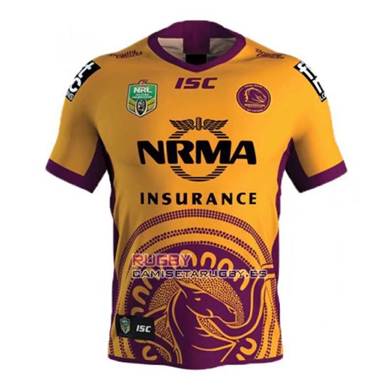 Camiseta Brisbane Broncos Rugby 2018-19 Conmemorative